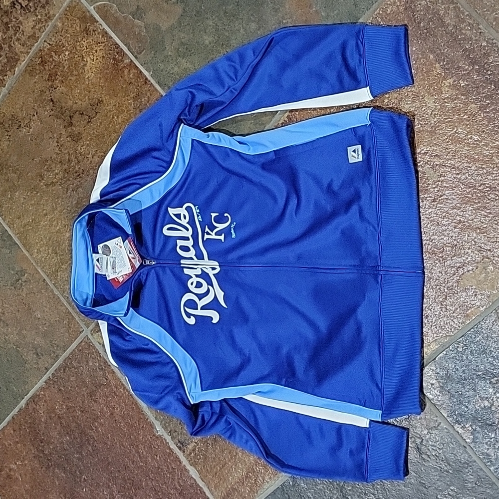 NWT - Majestic For Women KC Royals jacket script spellout